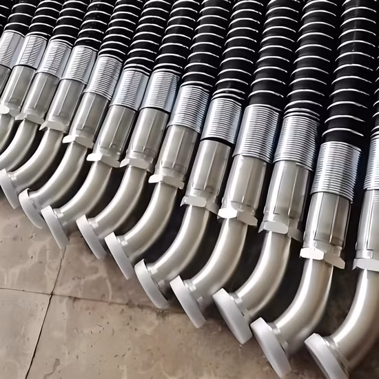 Super longa vida útil ar óleo água gás mangueira de combustível escavadeira tubos de mangueira de borracha hidráulica conjunto de mangueiras flexíveis de alta pressão